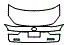 Trunk Lid Kit pattern for the 2015 Lexus IS 350