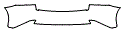 Rear Bumper Kit pattern for the 2018 Lexus IS