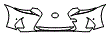 Bumper Kit pattern for the 2019 Lexus IS