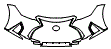 Bumper Kit pattern for the 2023 Lexus IS