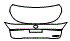 Trunk Lid Kit pattern for the 2023 Lexus IS
