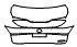 Trunk Lid Kit pattern for the 2023 Lexus IS