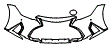 Bumper Kit pattern for the 2023 Lexus IS