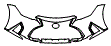 Bumper Kit pattern for the 2023 Lexus IS