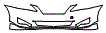 Bumper Kit pattern for the 2007 Lexus IS 250