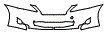 Bumper Kit pattern for the 2009 Lexus IS 350