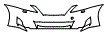 Bumper Kit pattern for the 2012 Lexus IS 250