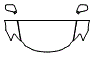 Hood, Fender and Mirror Kit pattern for the 2007 Lexus IS 250