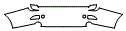 Rear Bumper Kit pattern for the 2007 Lexus IS 250