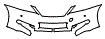Bumper Kit pattern for the 2015 Lexus IS 250