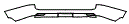 Rear Bumper Kit pattern for the 2009 Lexus GX 470
