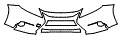 Bumper Kit pattern for the 2014 Lexus ES 300h