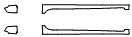 Rocker Panel Kit pattern for the 2018 Lexus ES 300h