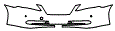 Bumper Kit pattern for the 2007 Lexus ES 350