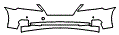 Bumper Kit pattern for the 2012 Lexus ES 350