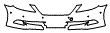 Bumper Kit pattern for the 2008 Lexus LS 460