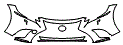 Bumper Kit pattern for the 2018 Lexus LS