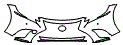 Bumper Kit pattern for the 2018 Lexus LS