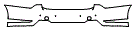 Rear Bumper Kit pattern for the 2026 Lexus LS