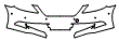 Bumper Kit pattern for the 2008 Lexus LS 460
