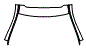 Roof and A-Pillar Kit pattern for the 2017 Lexus LS 460