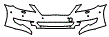 Bumper Kit pattern for the 2011 Lexus LS 460
