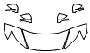 Hood, Fender and Mirror Kit pattern for the 2017 Lexus LS 460