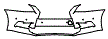 Bumper Kit pattern for the 2017 Lexus LS 460