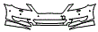 Bumper Kit pattern for the 2011 Lexus LS 460