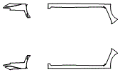 Rocker Panel Kit pattern for the 2020 Lexus GS F