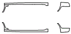 Rocker Panel Kit pattern for the 2011 Lexus GS 460
