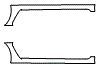 Rocker Panel Kit pattern for the 2013 Lexus IS-F