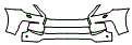 Bumper Kit pattern for the 2015 Lexus LX 570