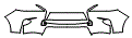 Bumper Kit pattern for the 2015 Lexus RX 350
