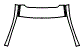 Roof and A-Pillar Kit pattern for the 2012 Lexus HS 250h