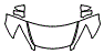 Hood, Fender and Mirror Kit pattern for the 2012 Lexus LFA