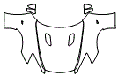 Full Hood, Fender and Mirror Kit pattern for the 2012 Lexus LFA