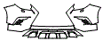 Bumper Kit pattern for the 2022 Lexus GX