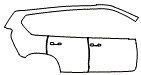 Door and Rear Fender Kit pattern for the 2014 Lexus GX