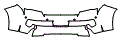 Bumper Kit pattern for the 2013 Lexus GX 460