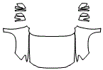 Full Hood, Fender and Mirror Kit pattern for the 2013 Lexus GX 460