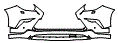 Bumper Kit pattern for the 2017 Lexus GX