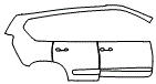 Door and Rear Fender Kit pattern for the 2013 Lexus GX 460