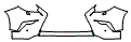 Bumper Kit pattern for the 2022 Lexus GX