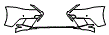Bumper Kit pattern for the 2017 Lexus CT200h