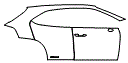 Door and Rear Fender Kit pattern for the 2026 Lexus UX