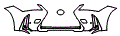 Bumper Kit pattern for the 2026 Lexus UX
