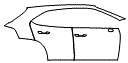 Door and Rear Fender Kit pattern for the 2026 Lexus UX