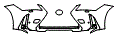 Bumper Kit pattern for the 2026 Lexus UX