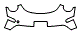 Bumper Kit pattern for the 1998 Volkswagen New Beetle